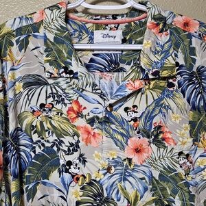 Tommy Bahama Disney Collection Jungle Jubilee Mickey Men’s XXL Hawaiian Shirt